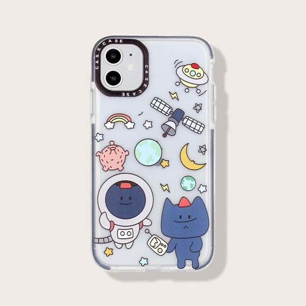 

Чехол для iPhone с мультипликационным рисунком, Многоцветный