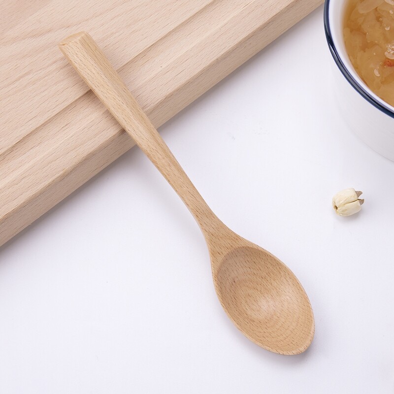 

1pc Wooden Spoon, Apricot