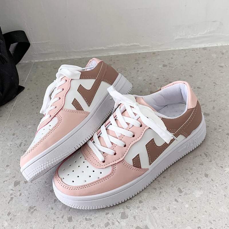 

Colorblock Lace-up Skate Shoes, Multicolor