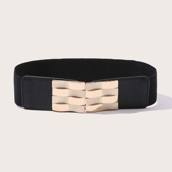

Metal Buckle Belt, Black