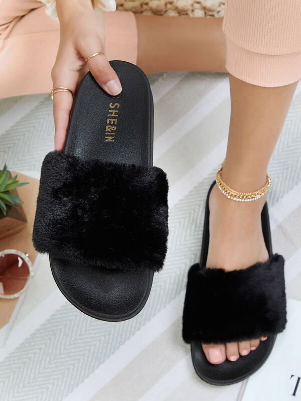 Shein sandalias negras clearance