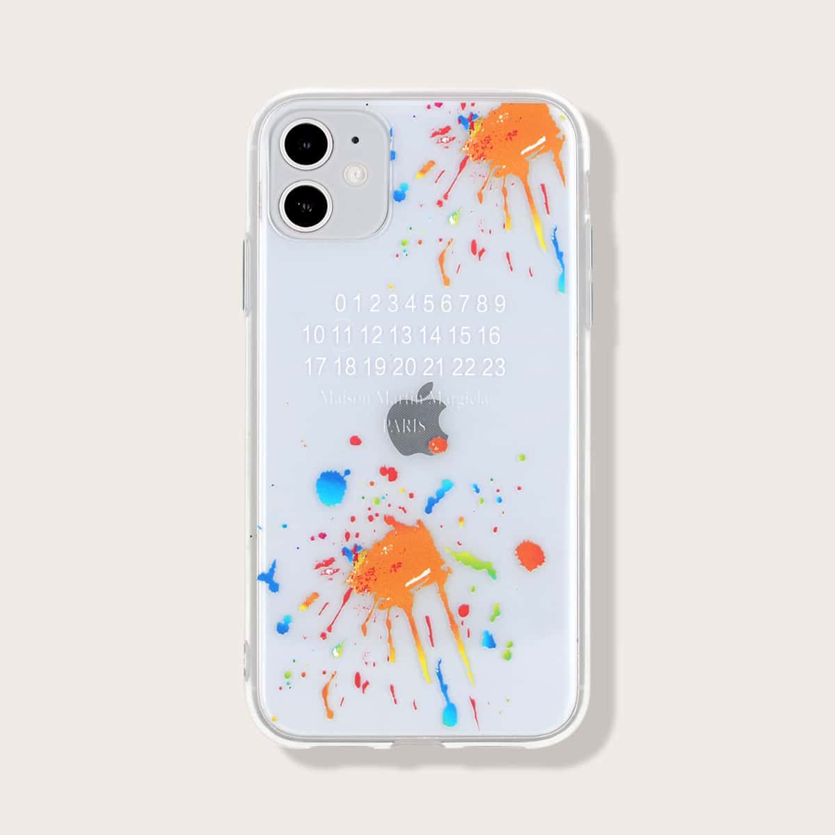 

Graffiti Clear iPhone Case, Multicolor