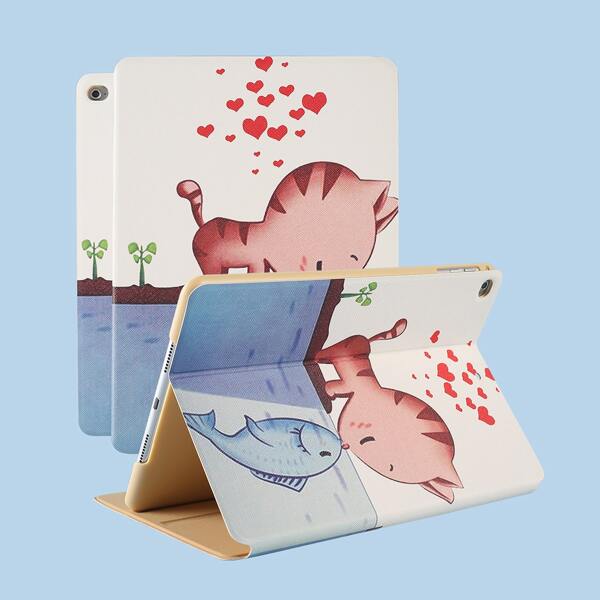 

Cat & Fish iPad Case, Multicolor