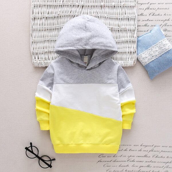 

Toddler Boys Cut And Sew Hoodie, Multicolor