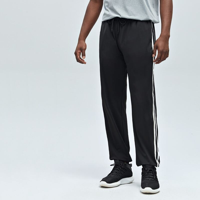 

Guys Striped Side Sport Pants, Black