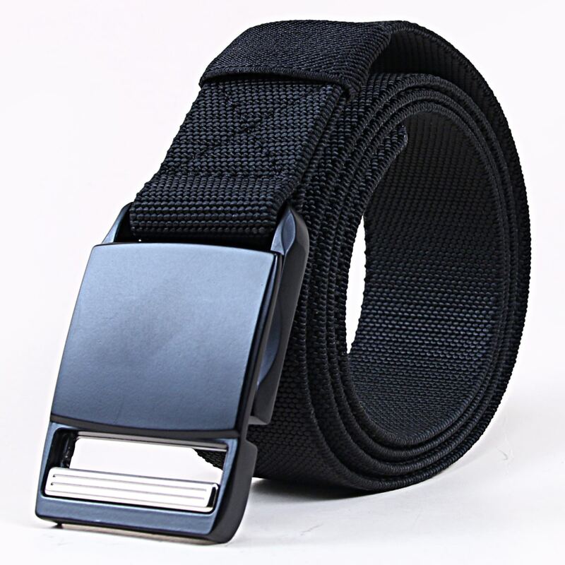 

Guys Minimalist Elastic Belt, Black