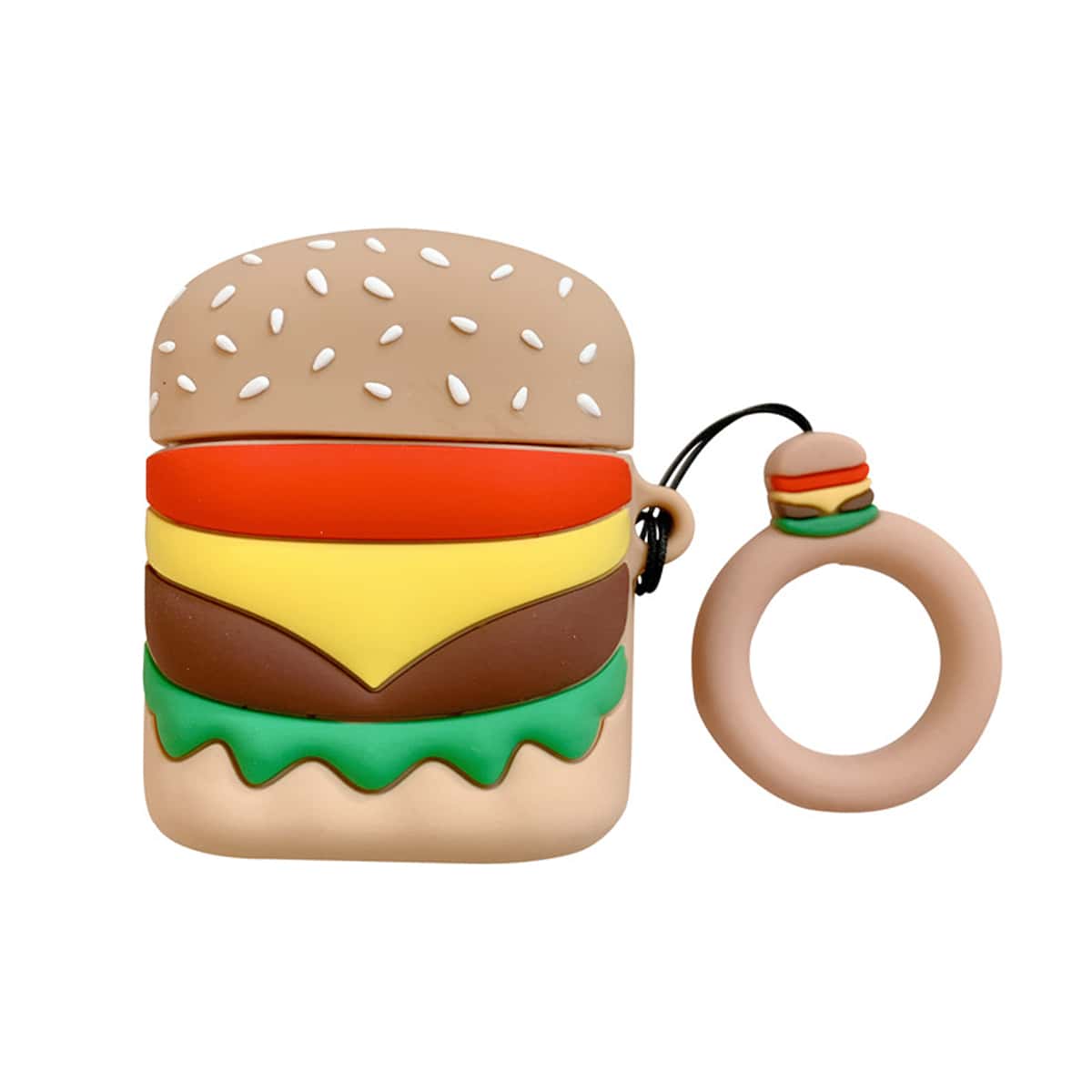 

Hamburger Shaped AirPods Case, Multicolor