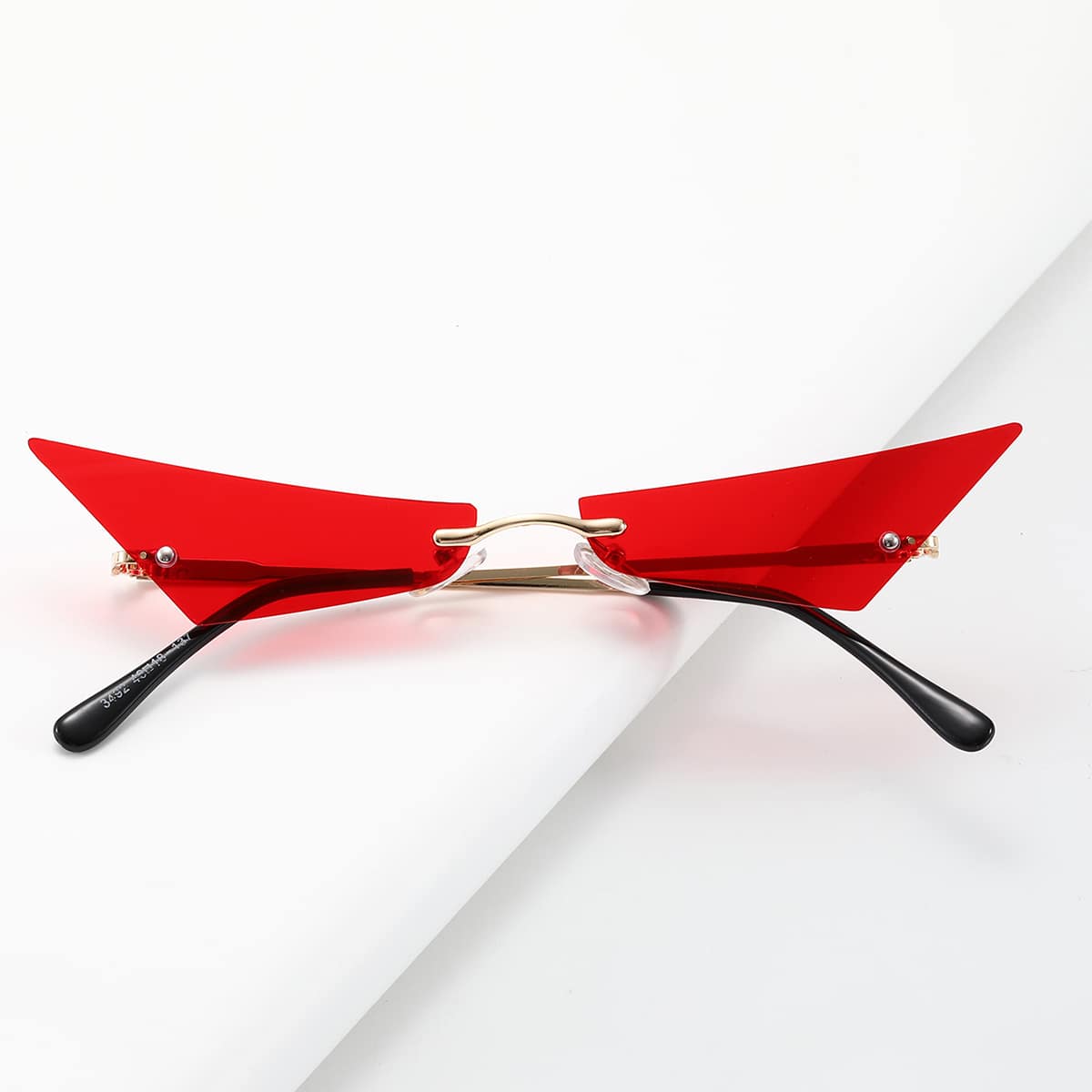 

Cat Eye Rimless Sunglasses