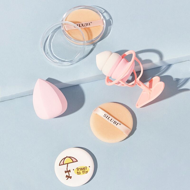 

6pcs Beauty Puff Set, Multicolor
