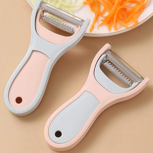 

1pc Two Tone Peeler, Multicolor