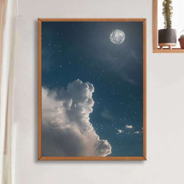 

Sky Print DIY Diamond Painting Without Frame, Multicolor