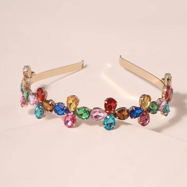 

Gemstone Decor Hair Hoop, Multicolor
