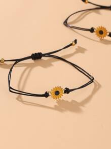 Vòng tay dây hoa 2 mảnh - Nhiều màu - Xem 3