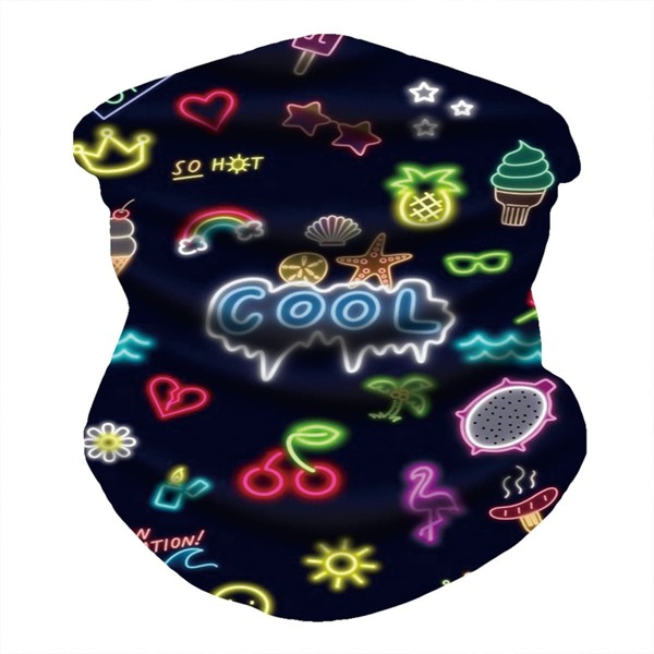 

Cartoon Graphic Sun Protection For The Face, Multicolor