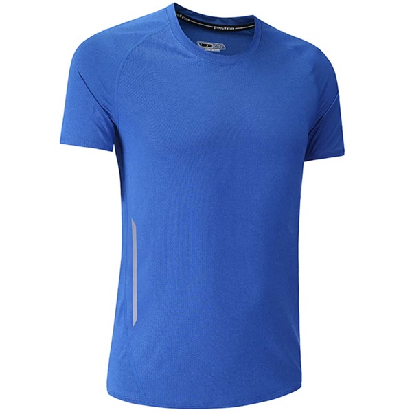 

Men Raglan Sleeve Round Neck Sports Tee, Blue