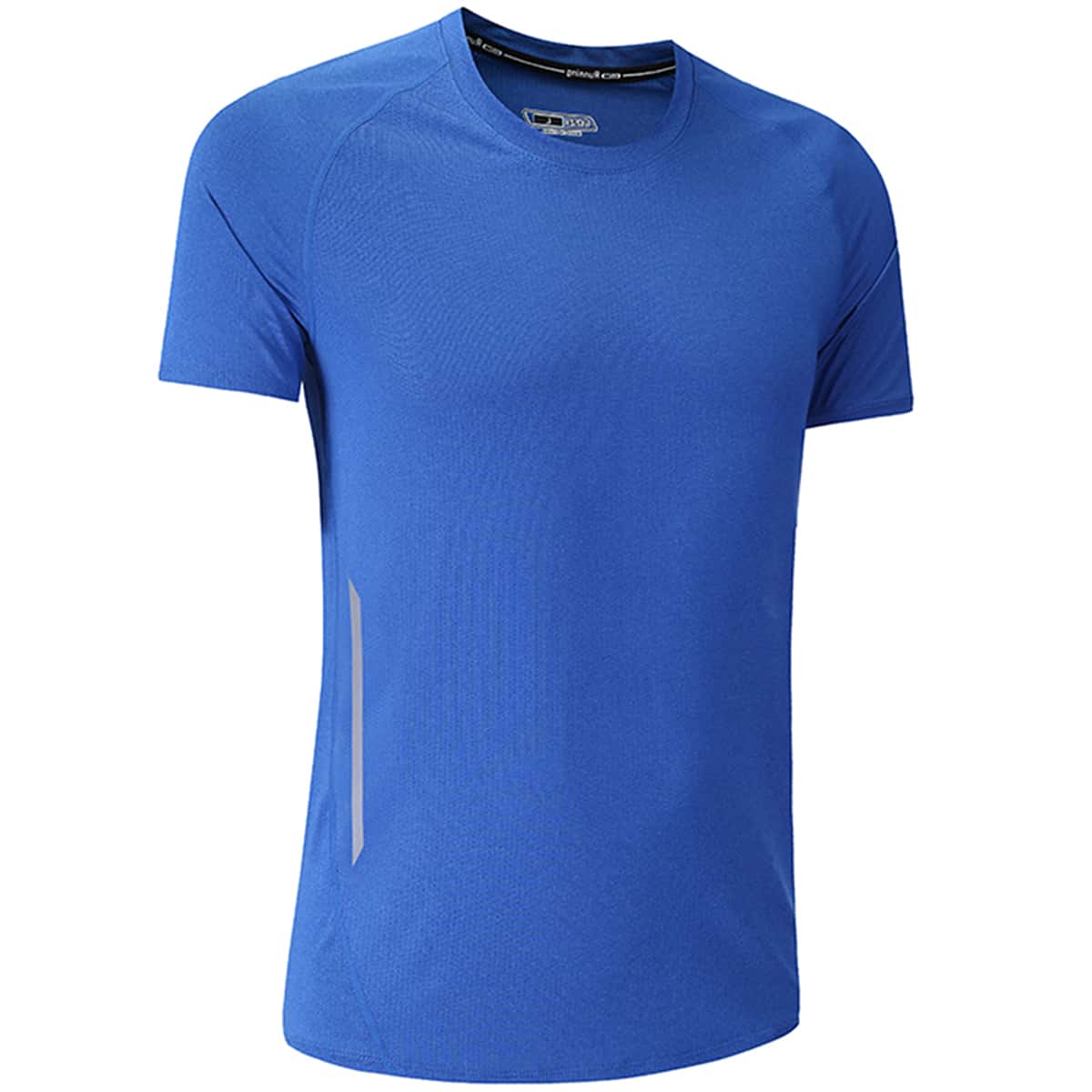 

Men Raglan Sleeve Round Neck Sports Tee, Blue