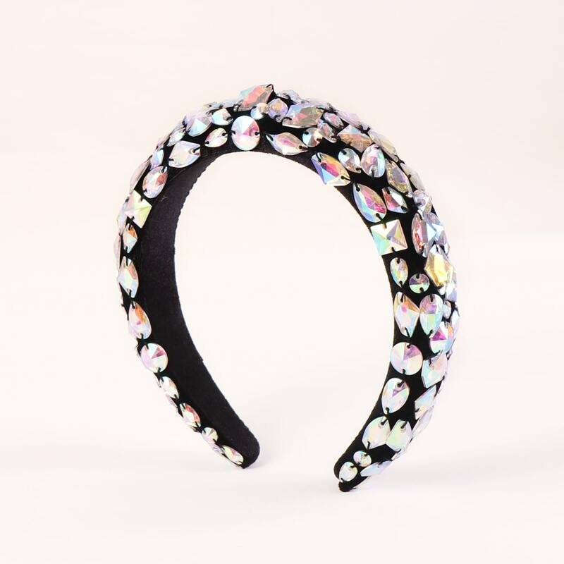 

Rhinestone Decor Hair Hoop, Multicolor