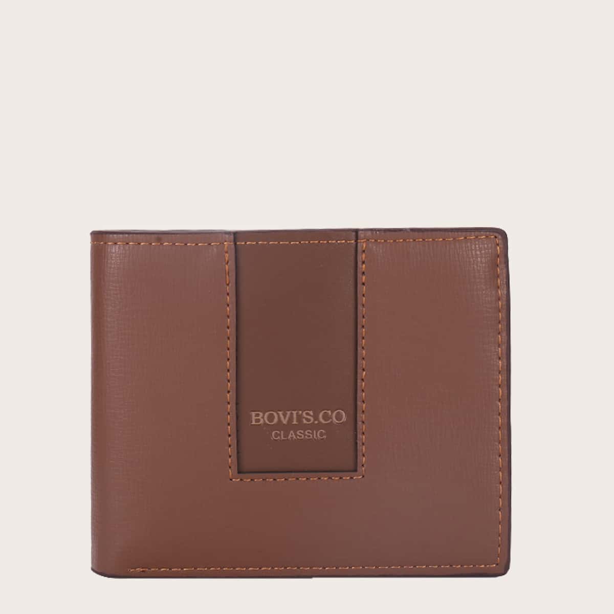 

Guys Letter Graphic Wallet, Coffee brown
