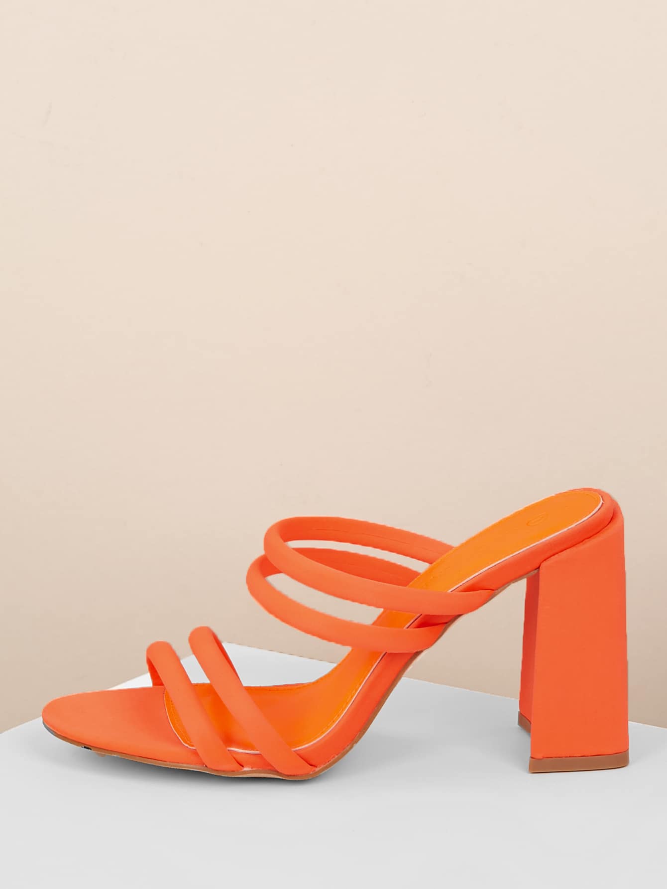 Neon strappy heels clearance