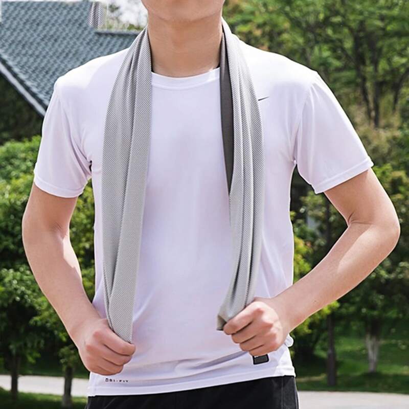 

1pc Quick-dry Sport Towel, Grey
