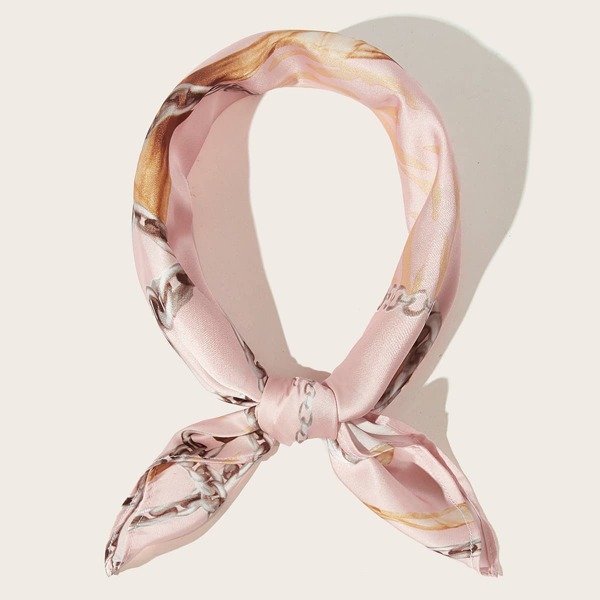 

Chain Pattern Bandana, Pink