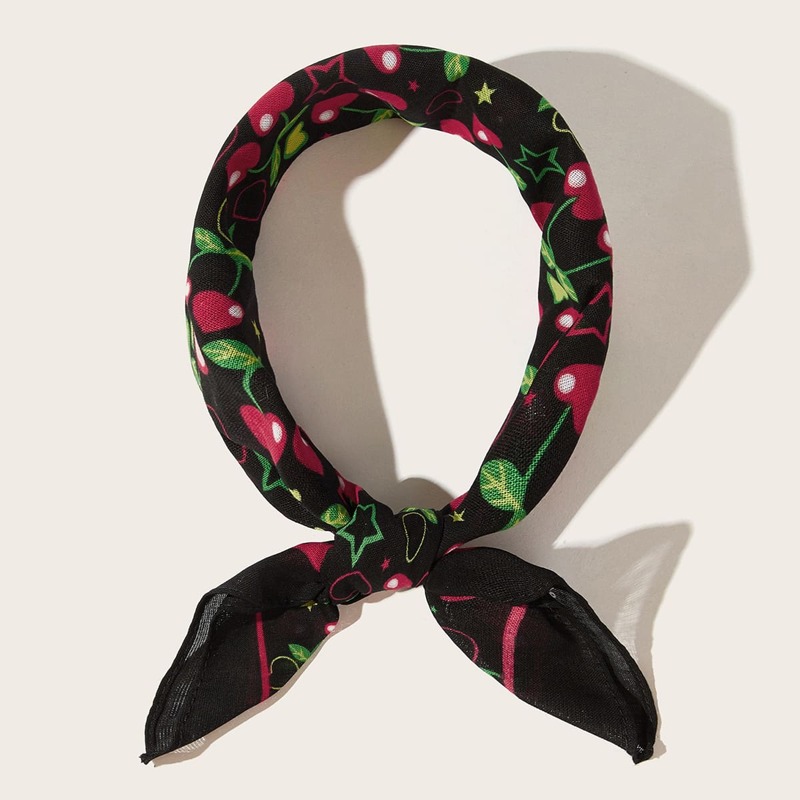 

Fruit Pattern Bandana, Multicolor