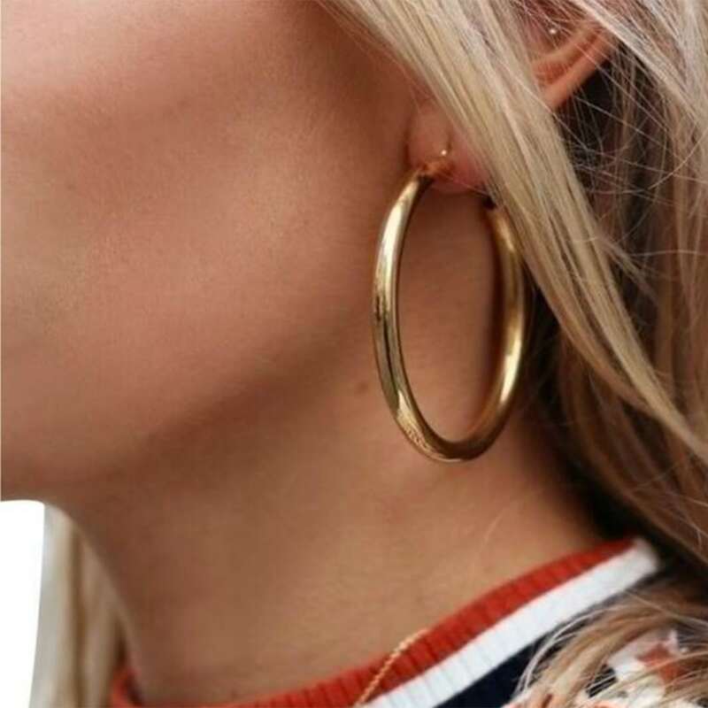 

Simple Hoop Earrings, Gold