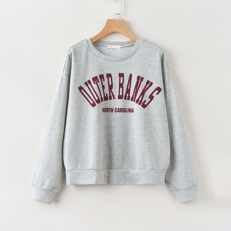 

Letter Graphic Sweatshirt, Light grey