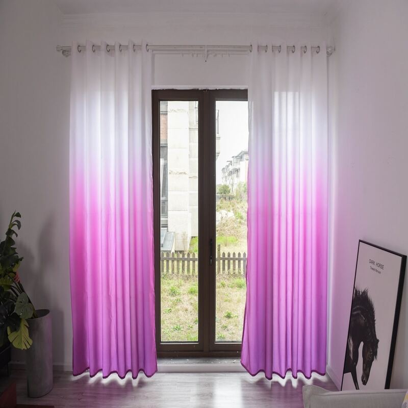 

Gradient Design Single Panel Curtain, Multicolor