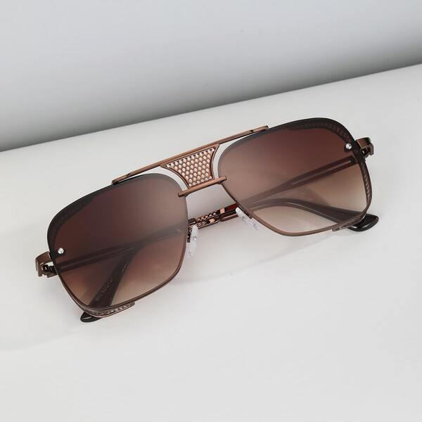

Men Metal Frame Tinted Lens Sunglasses