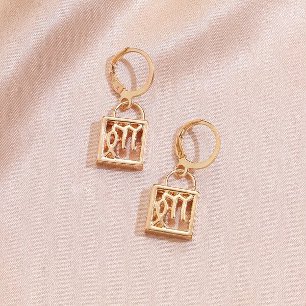 

Constellation Symbol Charm Drop Earrings, Gold