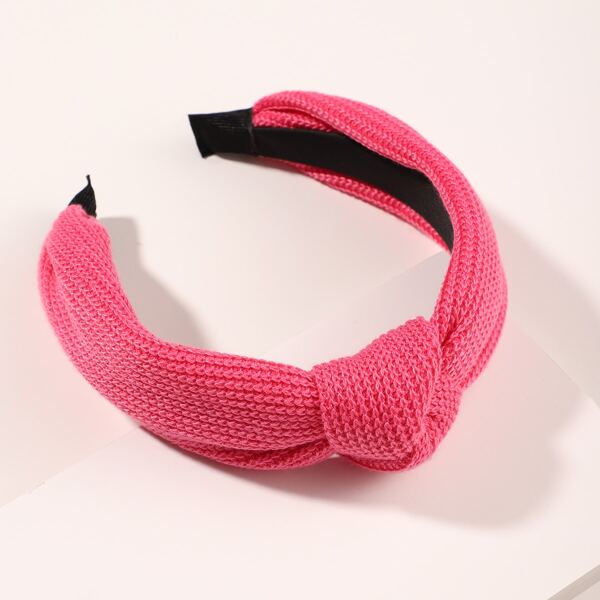 

Plain Knot Decor Hair Hoop, Pink