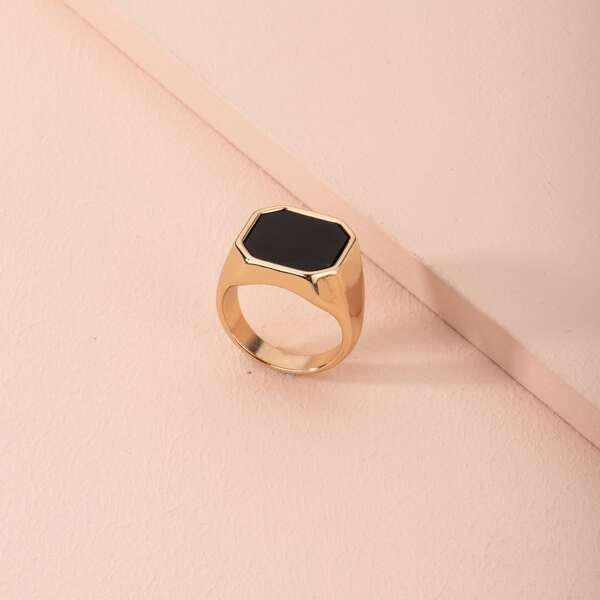 

Geometric Design Ring, Gold