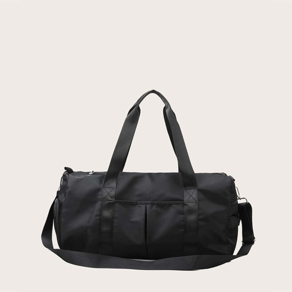 

Minimalist Barrel Bag, Black