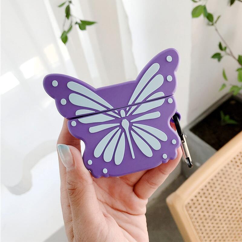 

Butterfly Shaped AirPods Case, Purple