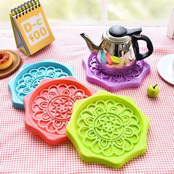 

1pc Random Color Coaster, Multicolor