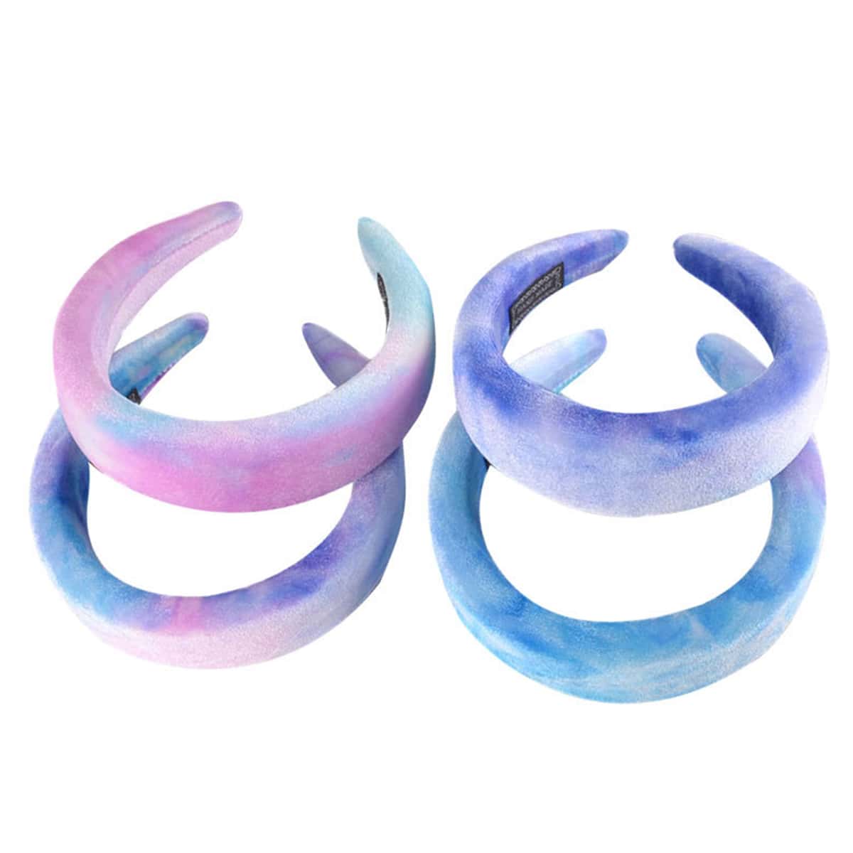 

1pc Random Tie Dye Padded Hair Hoop, Multicolor