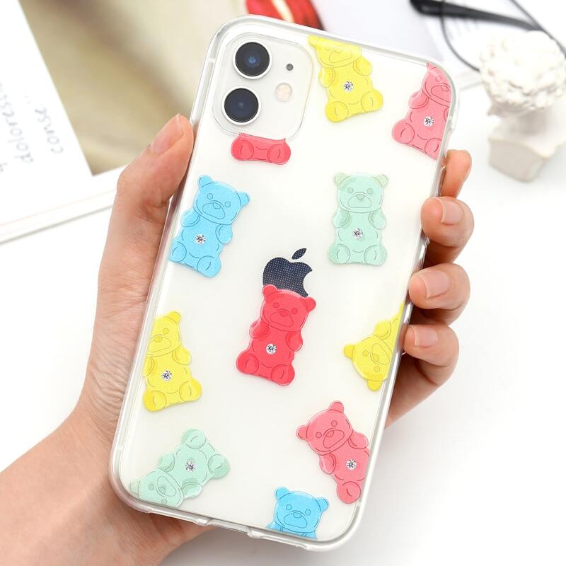 

Cartoon Bear iPhone Case, Multicolor