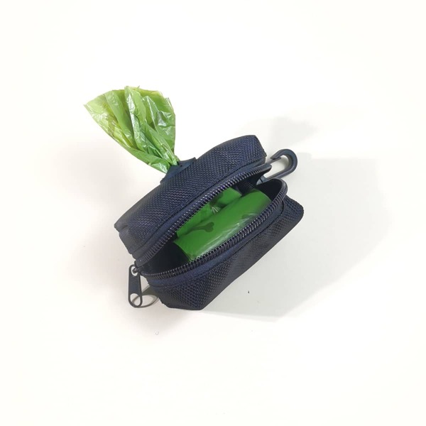 

1pc Dog Waste Bag Dispenser With 20pcs Garbage Bag, Black