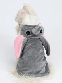 PETSIN Elephant Shaped Dog Coat - Grey - View 2