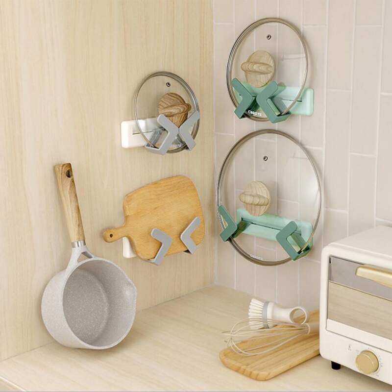 

1pc Multifunction Adjustable Lid Rack, Multicolor