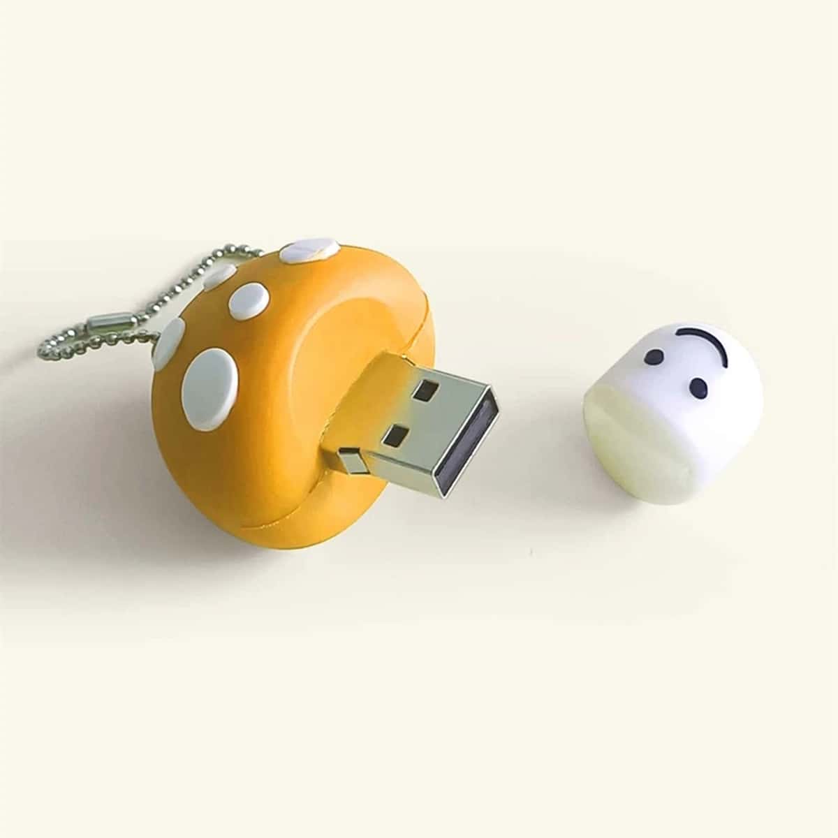 

Mushroom Shaped USB Flash Drive, Yellow
