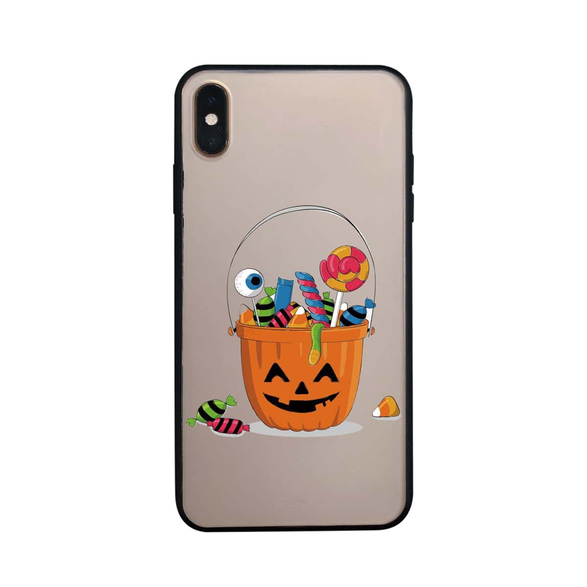 

Halloween Pumpkin Print iPhone Case, Clear