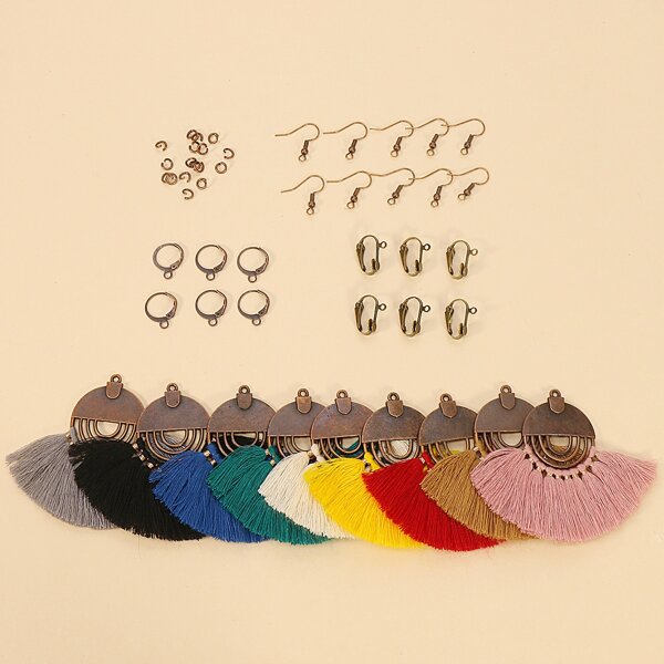 

31pcs Tassel Charm Jewelry Accessories, Multicolor