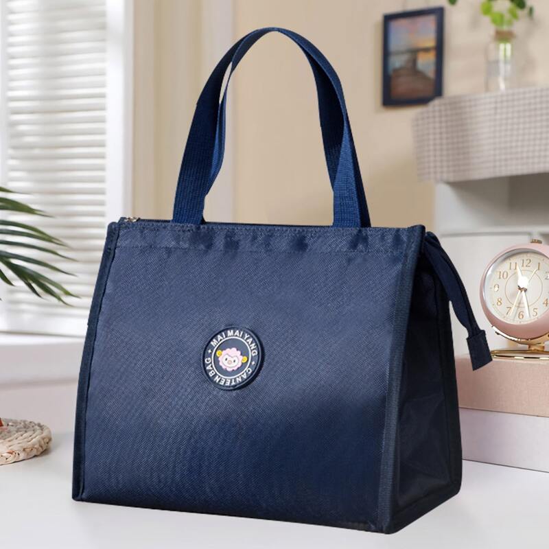 

1pc Cartoon Sheep Insulation Lunch Bag, Blue