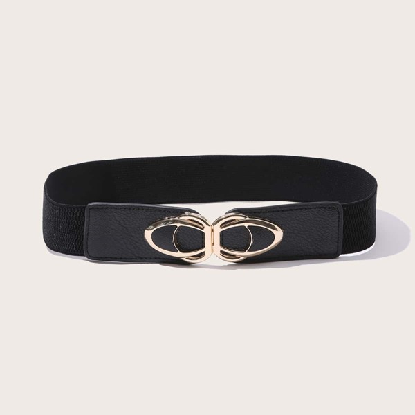 

Metal Buckle Belt, Black