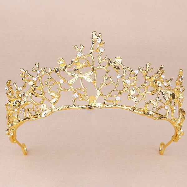 

Rhinestone Decor Hair Hoop, Gold