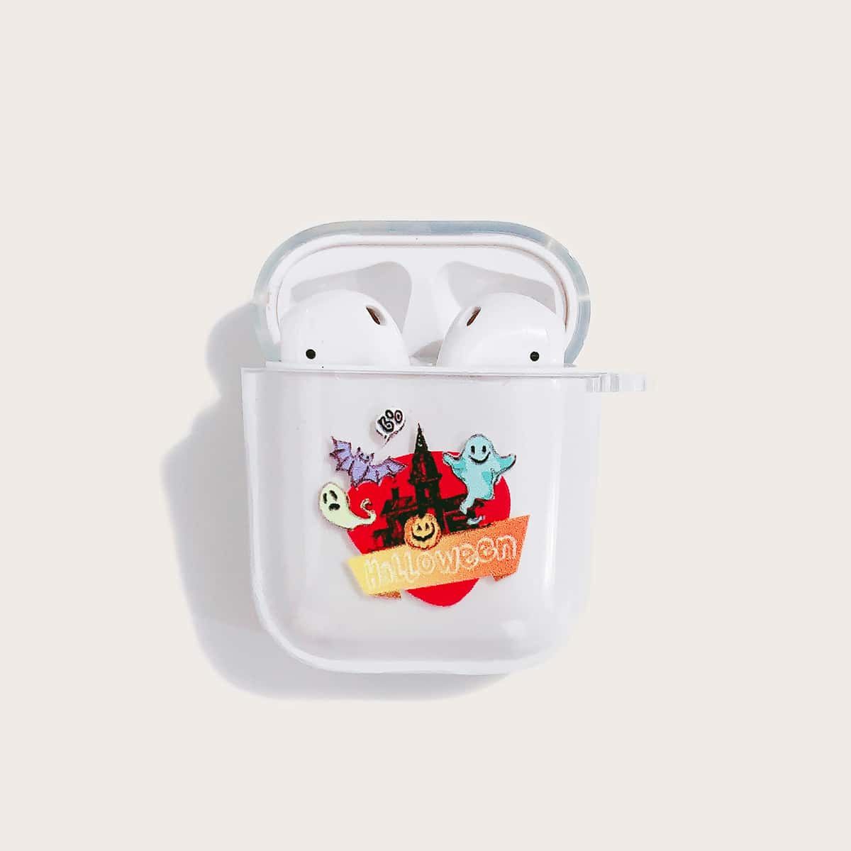 

Halloween Ghost Clear Airpods Case