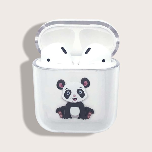 

Panda Print Clear Airpods Case