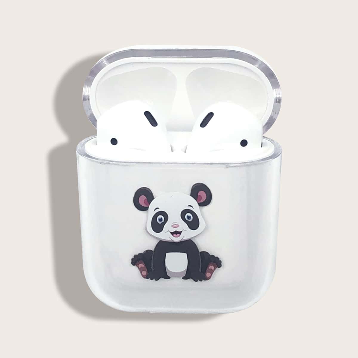 

Panda Print Clear Airpods Case